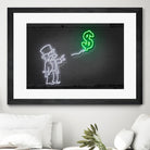 Dollar Balloon by Octavian Mihai Mielu on GIANT ART - green 3d art