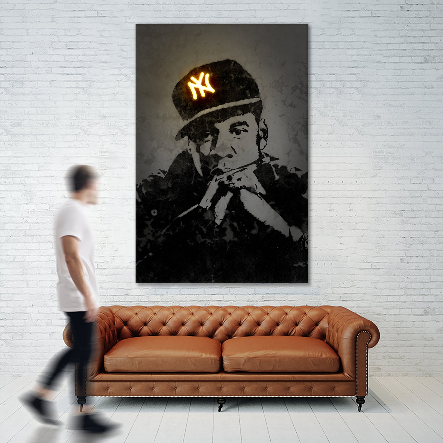 Jay Z by Octavian Mihai Mielu on GIANT ART - gray digital painting