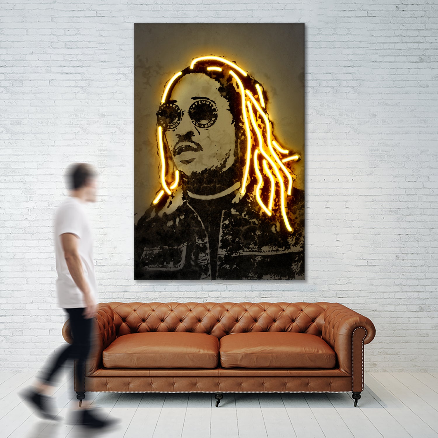 Future by Octavian Mihai Mielu on GIANT ART - yellow digital drawing