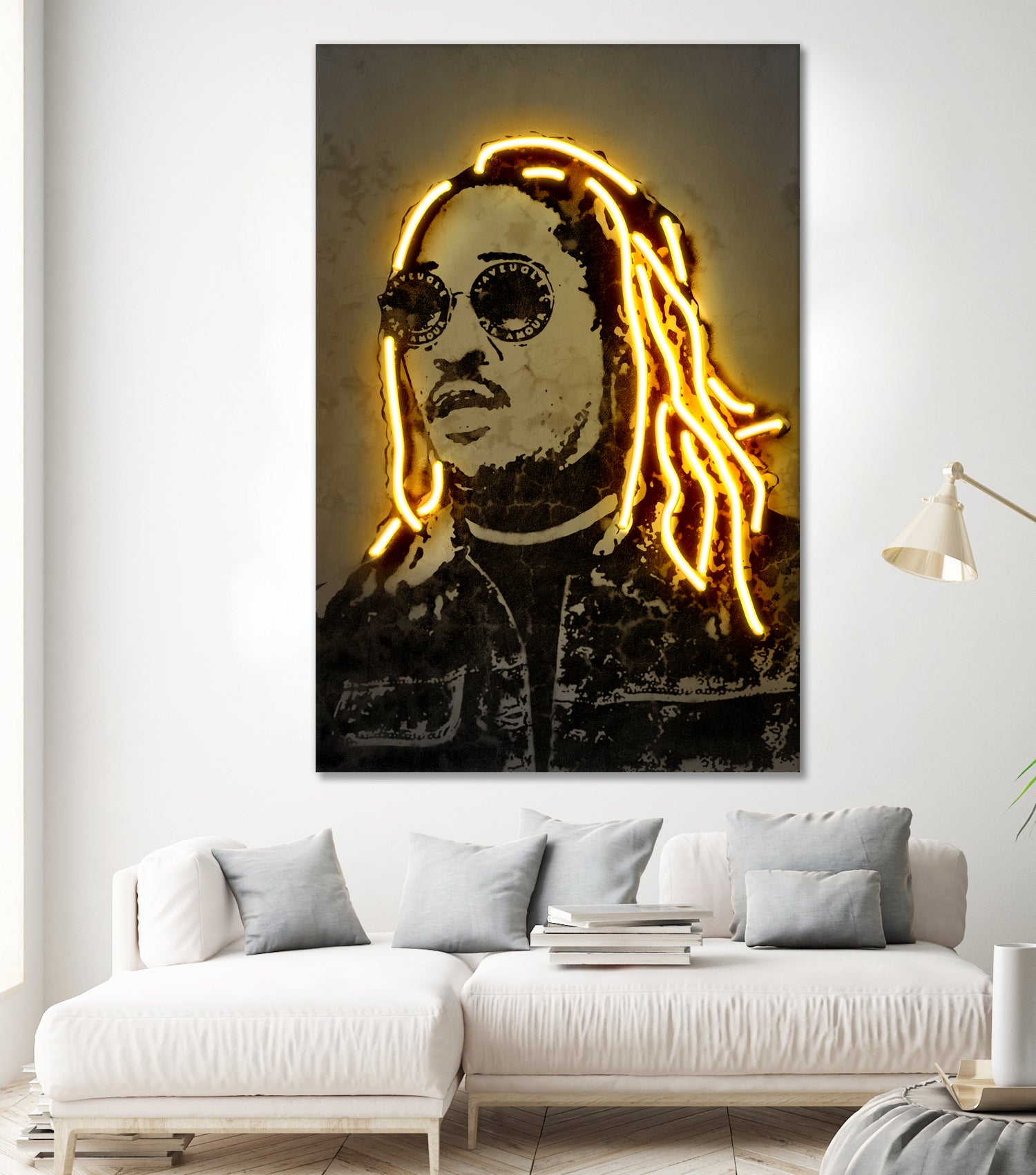 Future by Octavian Mihai Mielu on GIANT ART - yellow digital drawing