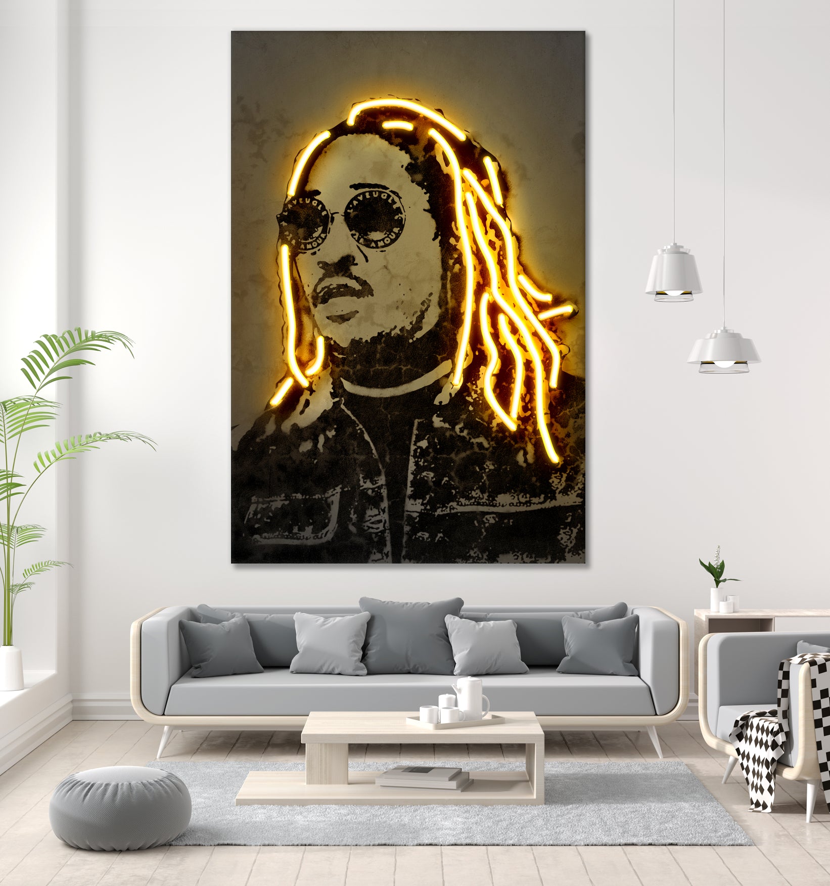 Future by Octavian Mihai Mielu on GIANT ART - yellow digital drawing