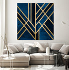 Art Deco Midnight by Elisabeth Fredriksson on GIANT ART - blue digital painting