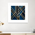 Art Deco Midnight by Elisabeth Fredriksson on GIANT ART - blue digital painting