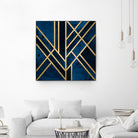 Art Deco Midnight by Elisabeth Fredriksson on GIANT ART - blue digital painting