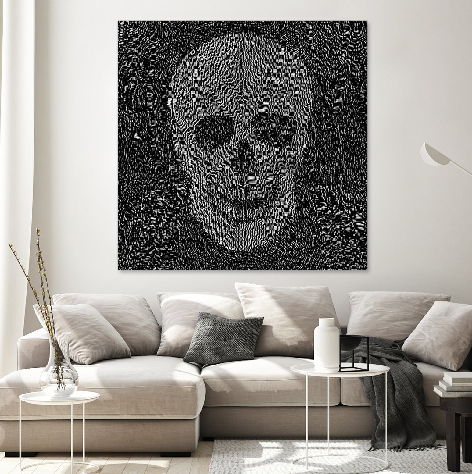 Memento Mori IV (17 hours) by Victor Fitzsimons on GIANT ART - black digital drawing