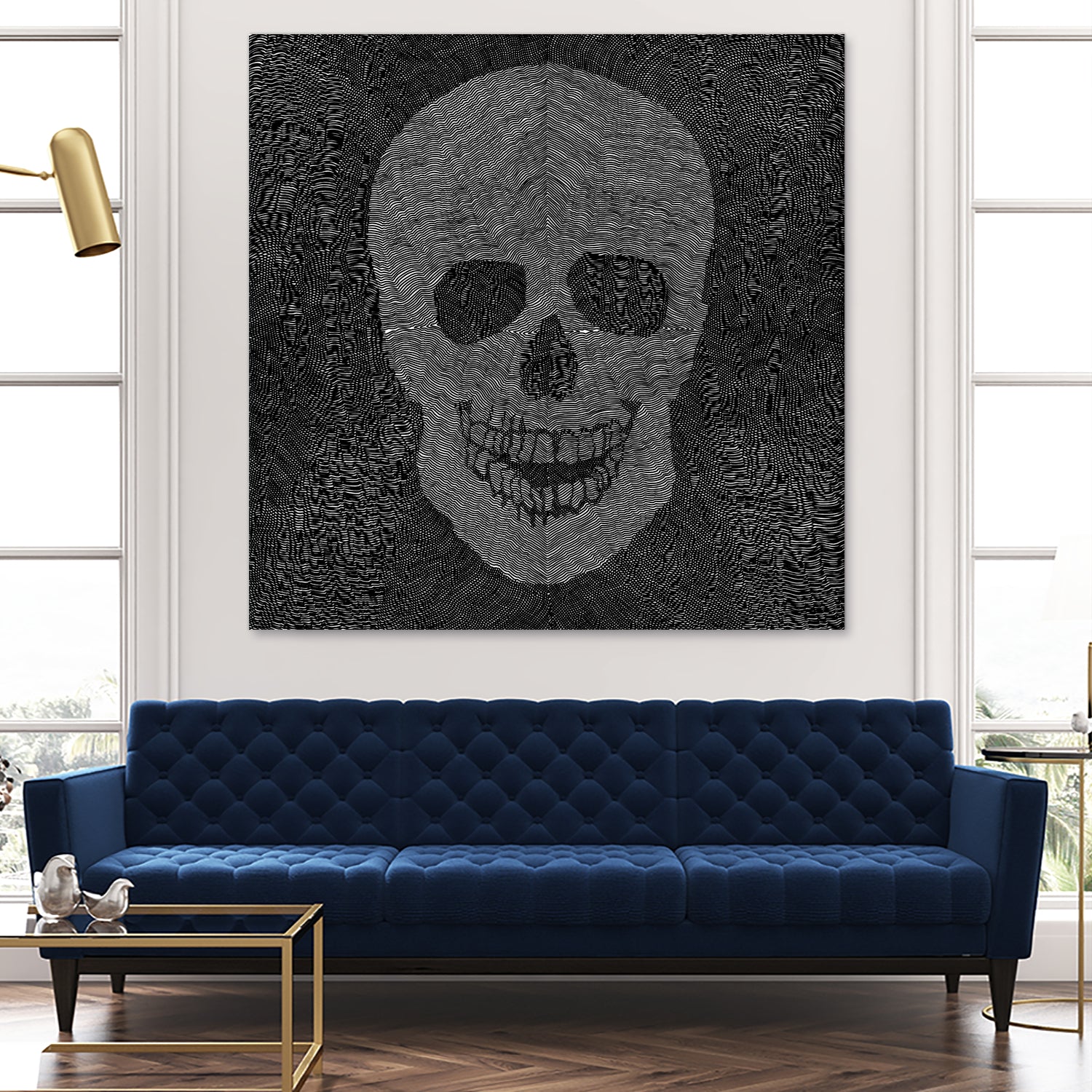 Memento Mori IV (17 hours) by Victor Fitzsimons on GIANT ART - black digital drawing