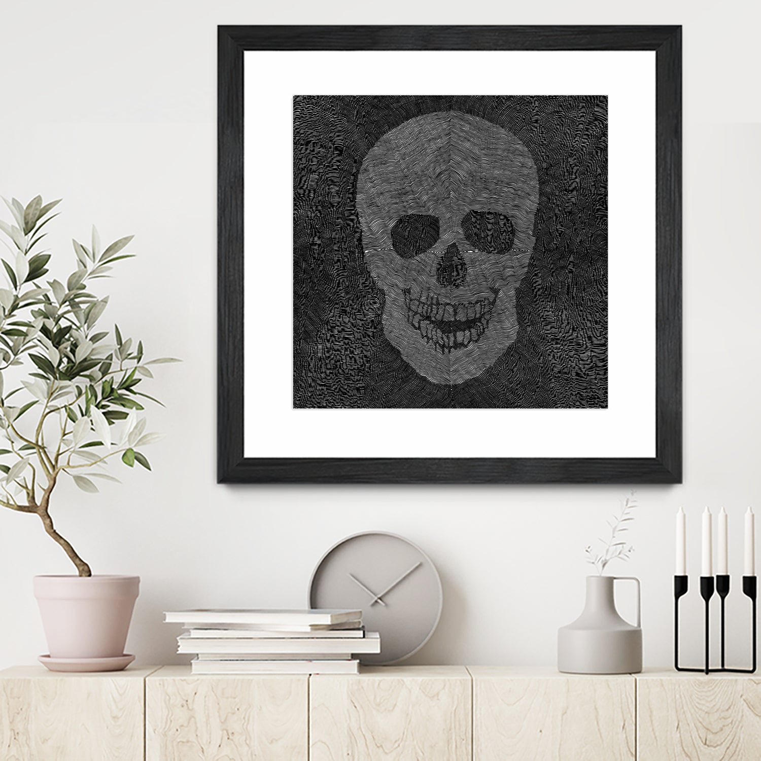 Memento Mori IV (17 hours) by Victor Fitzsimons on GIANT ART - black digital drawing