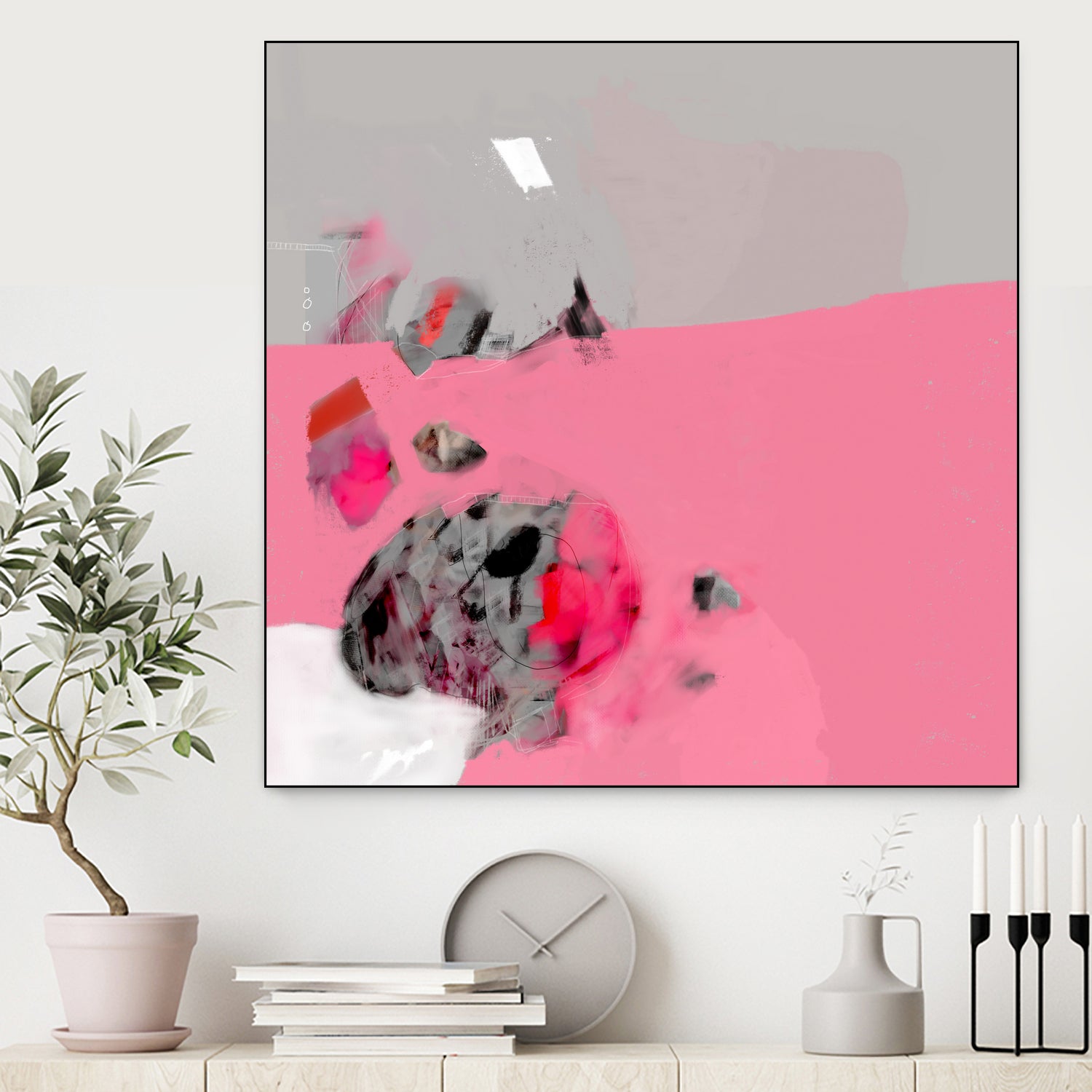 Volonté, by Octal Pixel on GIANT ART - pink digital painting