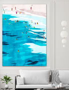 Beach Please by Uma Gokhale on GIANT ART - blue digital painting