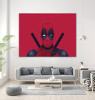 Deadpool by B.B. Wolfe on GIANT ART - red digital drawing