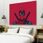 Deadpool by B.B. Wolfe on GIANT ART - red digital drawing