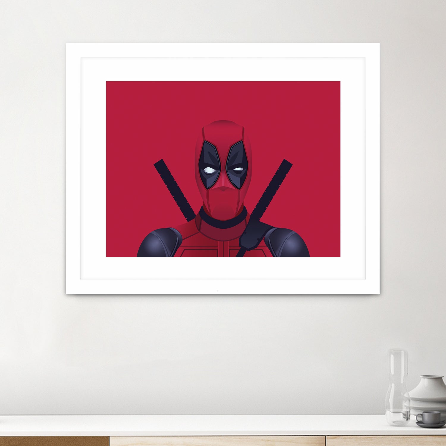 Deadpool by B.B. Wolfe on GIANT ART - red digital drawing