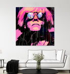 Inspired by Warhol Portrait by Stephen Chambers on GIANT ART - pink digital painting