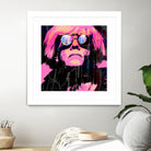 Inspired by Warhol Portrait by Stephen Chambers on GIANT ART - pink digital painting