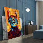 Frankenstein by Stephen Chambers on GIANT ART - yellow digital painting