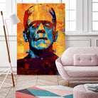 Frankenstein by Stephen Chambers on GIANT ART - yellow digital painting