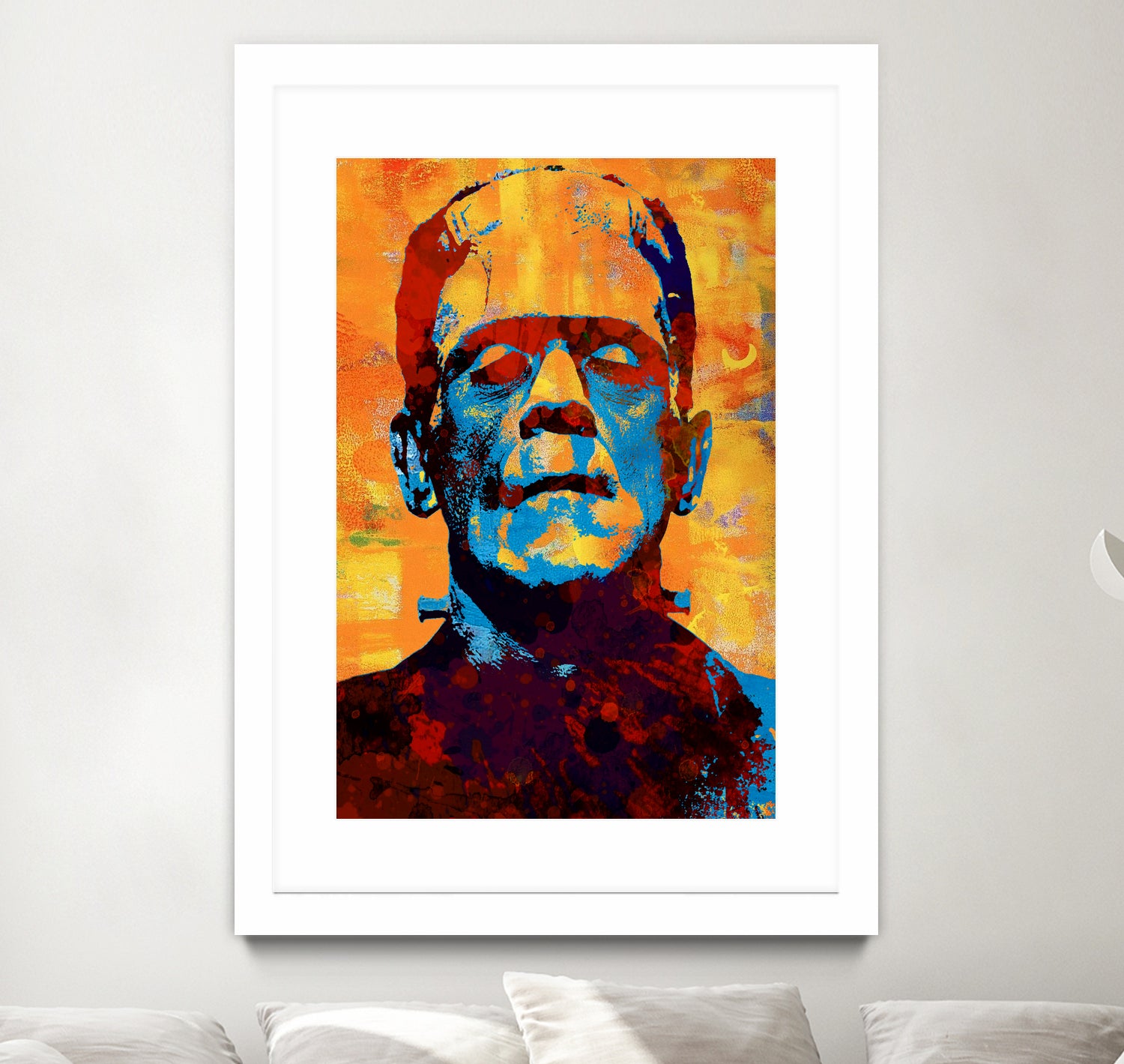 Frankenstein by Stephen Chambers on GIANT ART - yellow digital painting