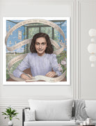 Anne Frank by Asya Mitskevich on GIANT ART - pink digital painting