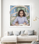 Anne Frank by Asya Mitskevich on GIANT ART - pink digital painting