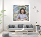 Anne Frank by Asya Mitskevich on GIANT ART - pink digital painting