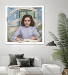 Anne Frank by Asya Mitskevich on GIANT ART - pink digital painting