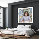 Anne Frank by Asya Mitskevich on GIANT ART - pink digital painting