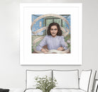 Anne Frank by Asya Mitskevich on GIANT ART - pink digital painting