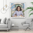 Anne Frank by Asya Mitskevich on GIANT ART - pink digital painting