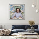 Anne Frank by Asya Mitskevich on GIANT ART - pink digital painting