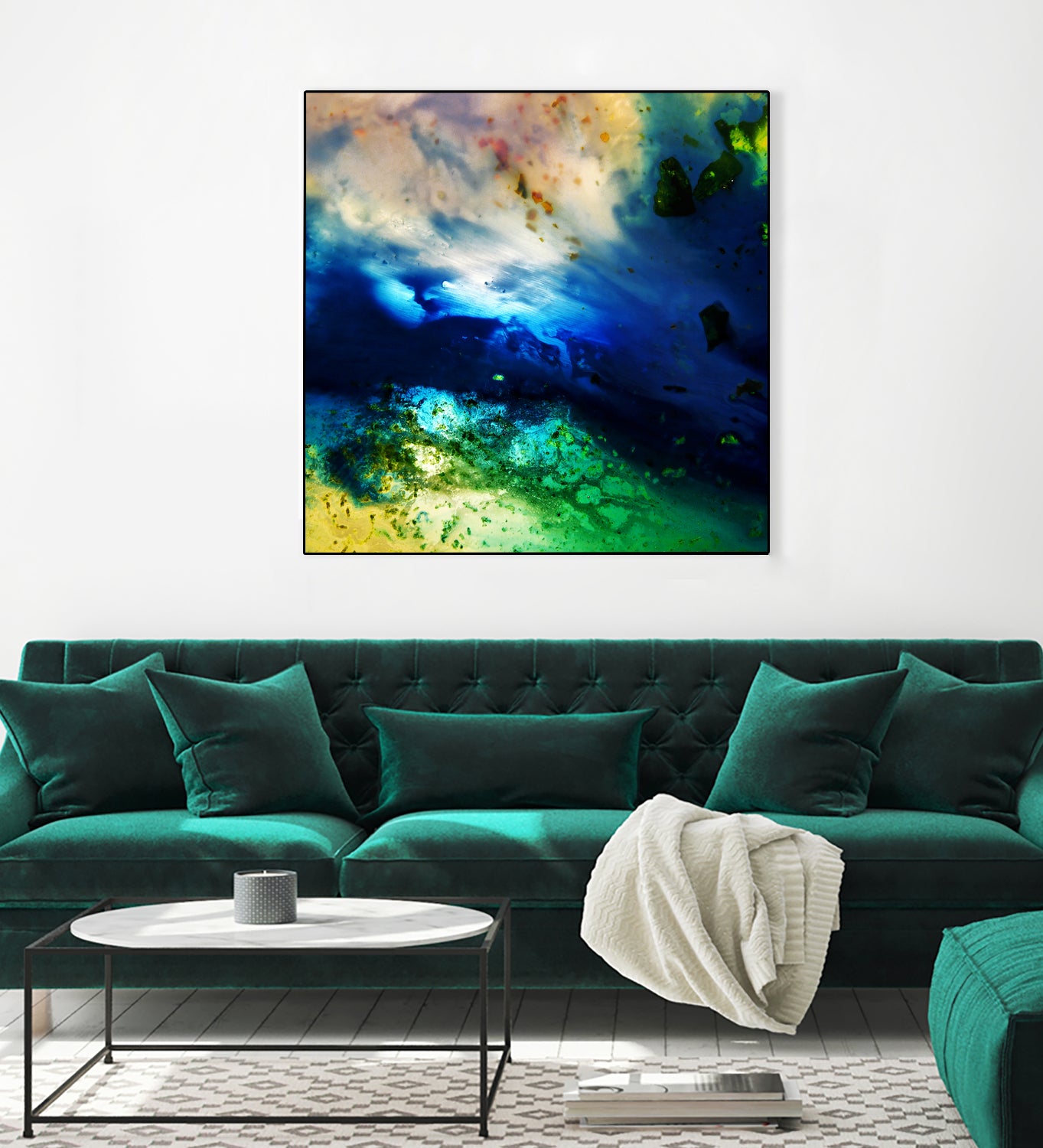 Under the sea by Pierre Mahieu on GIANT ART - blue digital painting