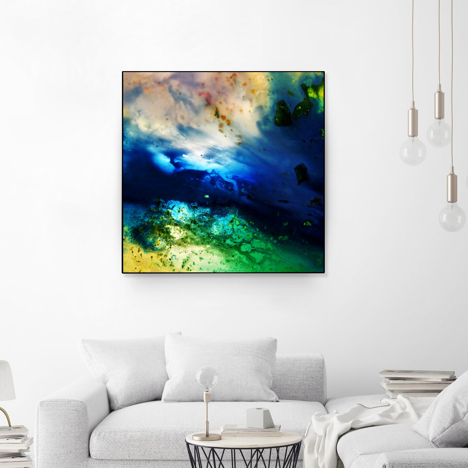 Under the sea by Pierre Mahieu on GIANT ART - blue digital painting