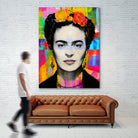 Frida Kahlo by Stephen Chambers on GIANT ART - gray digital painting