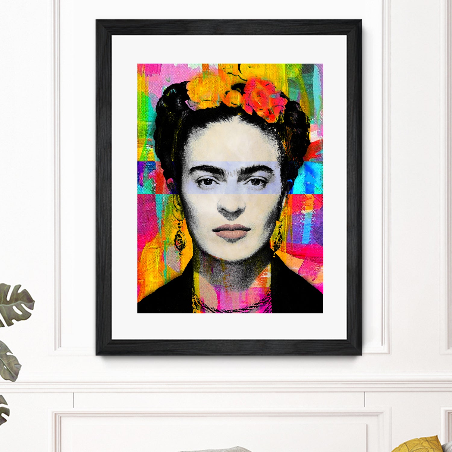 Frida Kahlo by Stephen Chambers on GIANT ART - gray digital painting