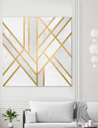 Art Deco Geometry by Elisabeth Fredriksson on GIANT ART - white digital painting