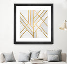 Art Deco Geometry by Elisabeth Fredriksson on GIANT ART - white digital painting