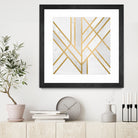 Art Deco Geometry by Elisabeth Fredriksson on GIANT ART - white digital painting