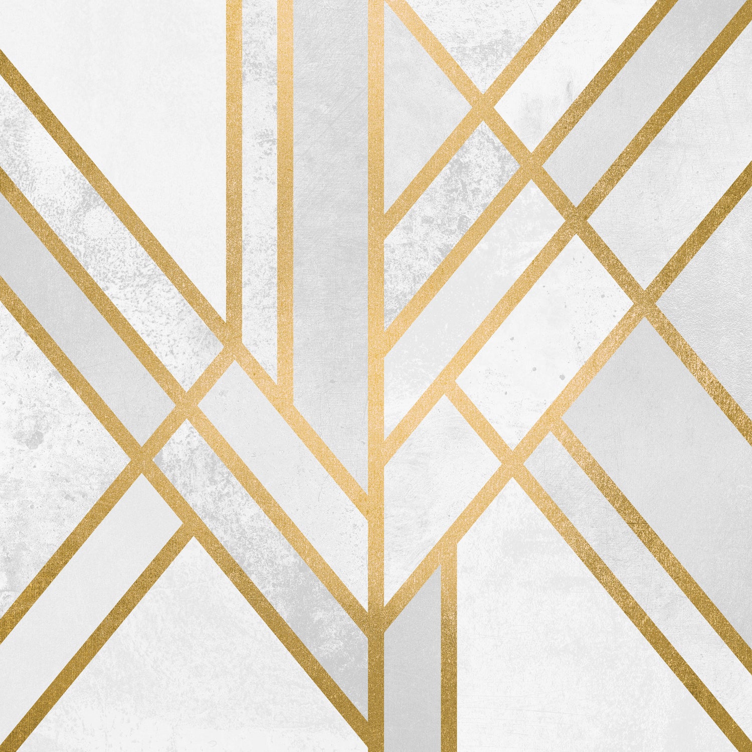 Art Deco Geometry by Elisabeth Fredriksson on GIANT ART - white digital painting