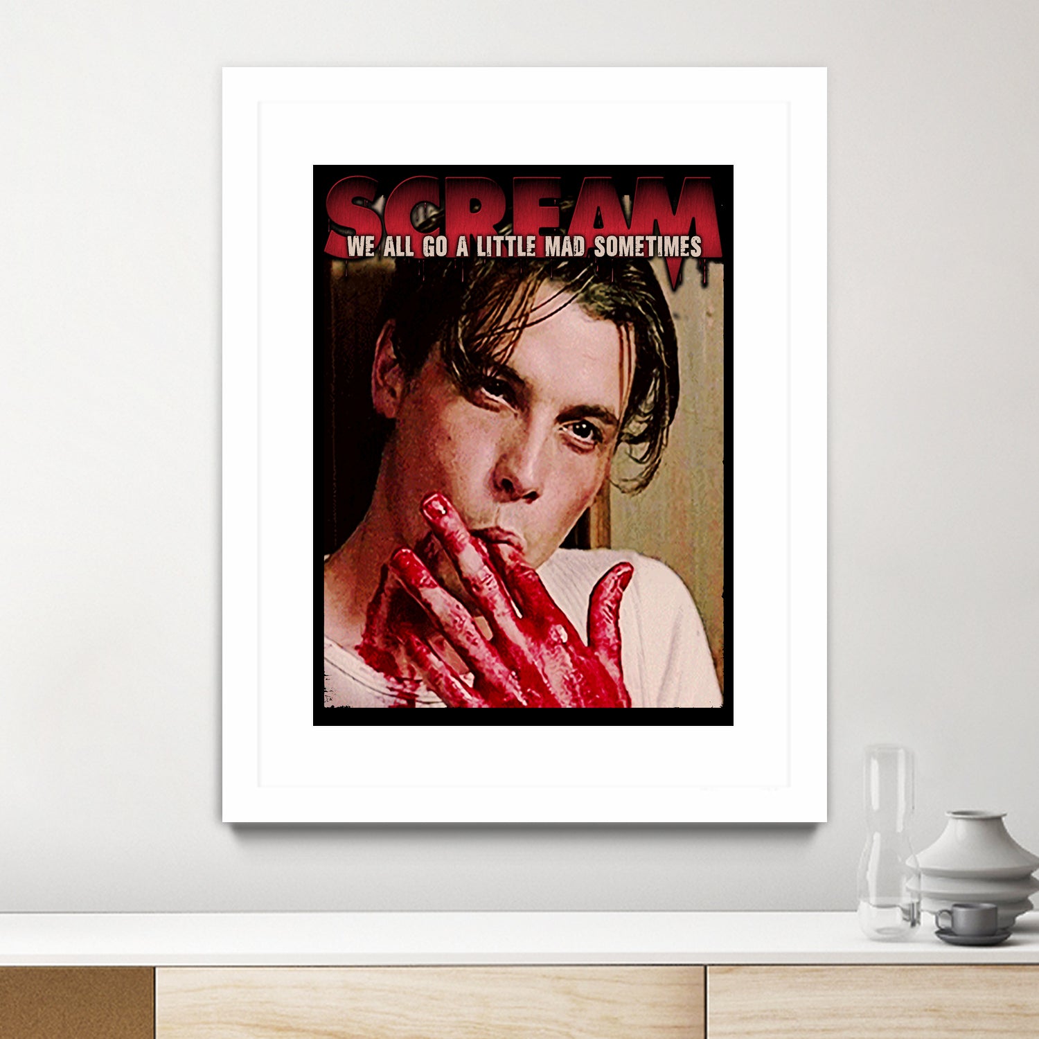 Billy Loomis Scream Horror Movie 1996 by Nguyet Nguyen Thi Bich on GIANT ART - red character design