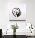 Thom Yorke by Raquel García Maciá on GIANT ART - white mixed media