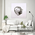 Thom Yorke by Raquel García Maciá on GIANT ART - white mixed media