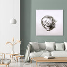 Thom Yorke by Raquel García Maciá on GIANT ART - white mixed media