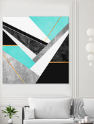 Lines & Layers 2 by Elisabeth Fredriksson on GIANT ART - black digital drawing