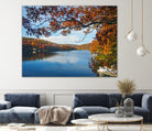 Lake Killarney in Autumn Beauty by Susan Kline on GIANT ART - blue photo illustration