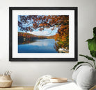 Lake Killarney in Autumn Beauty by Susan Kline on GIANT ART - blue photo illustration