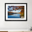 Lake Killarney in Autumn Beauty by Susan Kline on GIANT ART - blue photo illustration