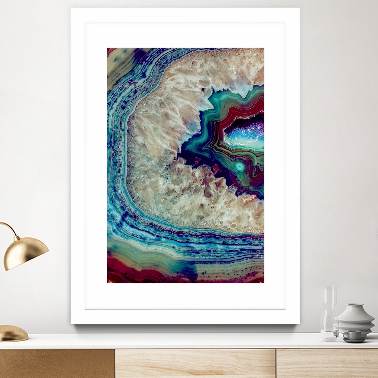 Agate by SANDRINE BAHURLET on GIANT ART - blue photo manipulation