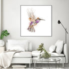 hummingbird by mohammad isman on GIANT ART - white digital painting