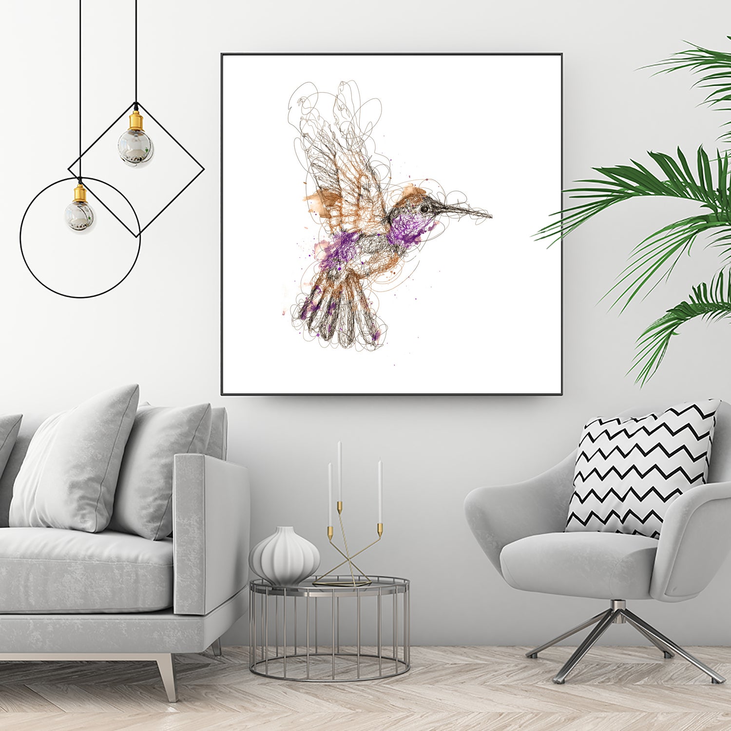 hummingbird by mohammad isman on GIANT ART - white digital painting