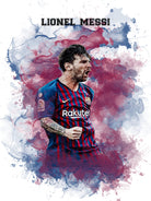 Lionel Messi Watercolor by Septiyan Nugroho on GIANT ART - white digital painting