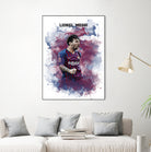 Lionel Messi Watercolor by Septiyan Nugroho on GIANT ART - white digital painting